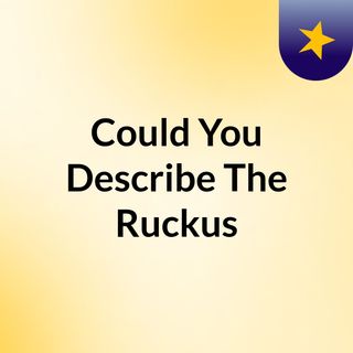 Could You Describe The Ruckus?